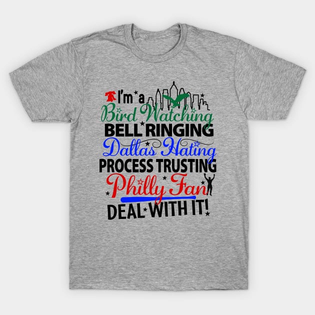 Funny Philly Sports Fan Bird Watching Love Philly Favorite T-Shirt by TeeCreations